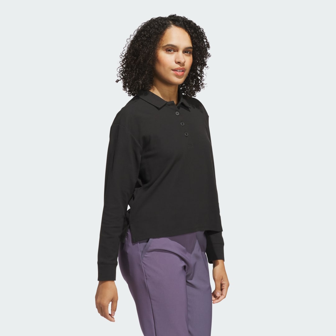 Thumbnail - Beyond Long Sleeve Loose Polo Shirt