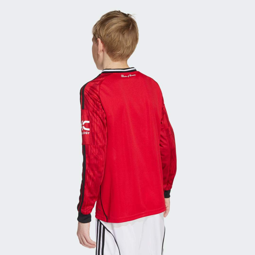 Maillot domicile à manches longues Manchester United 2526 Enfants - vue 4