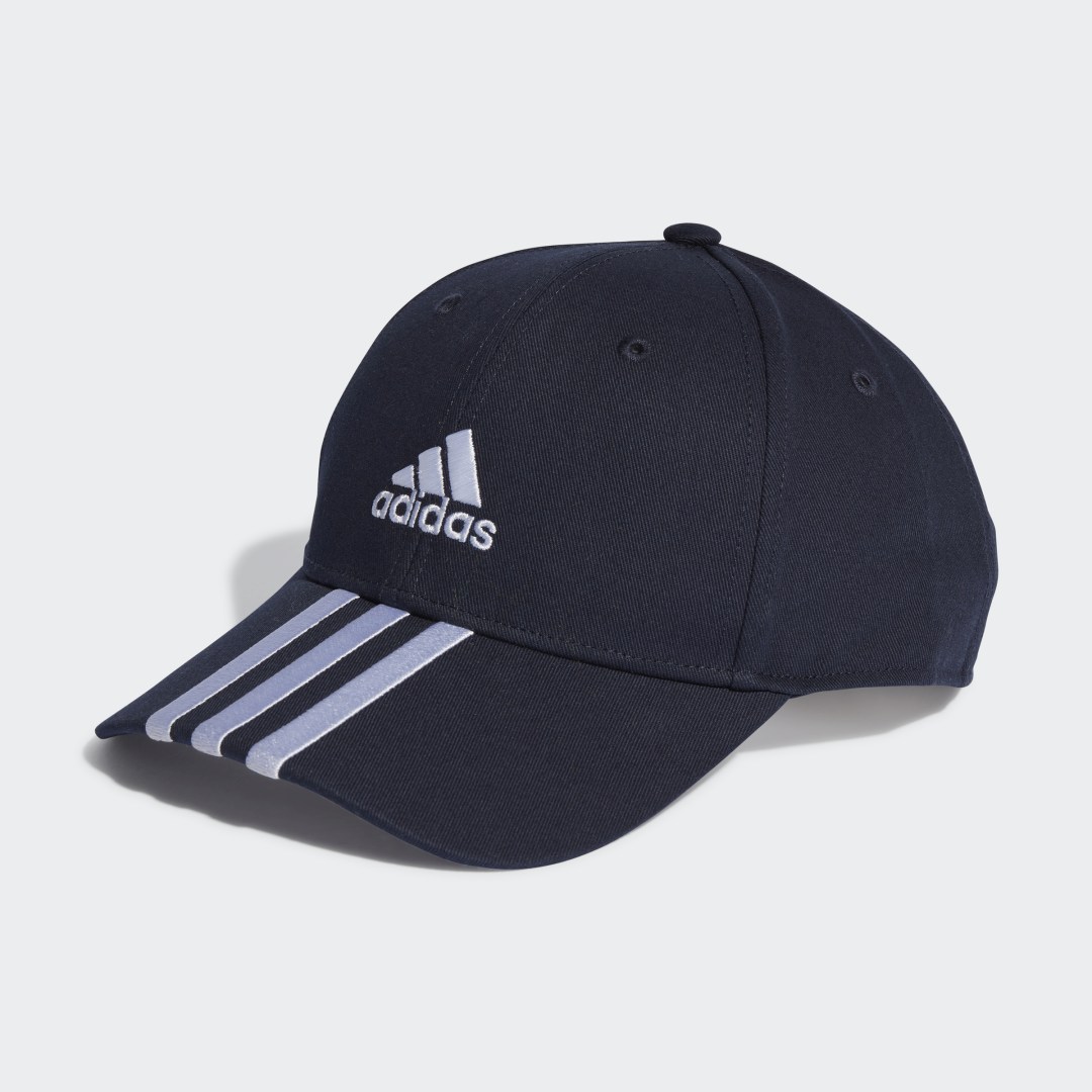 adidas 3-Stripes Cotton Twill Baseball Cap Legend Ink OSFC
