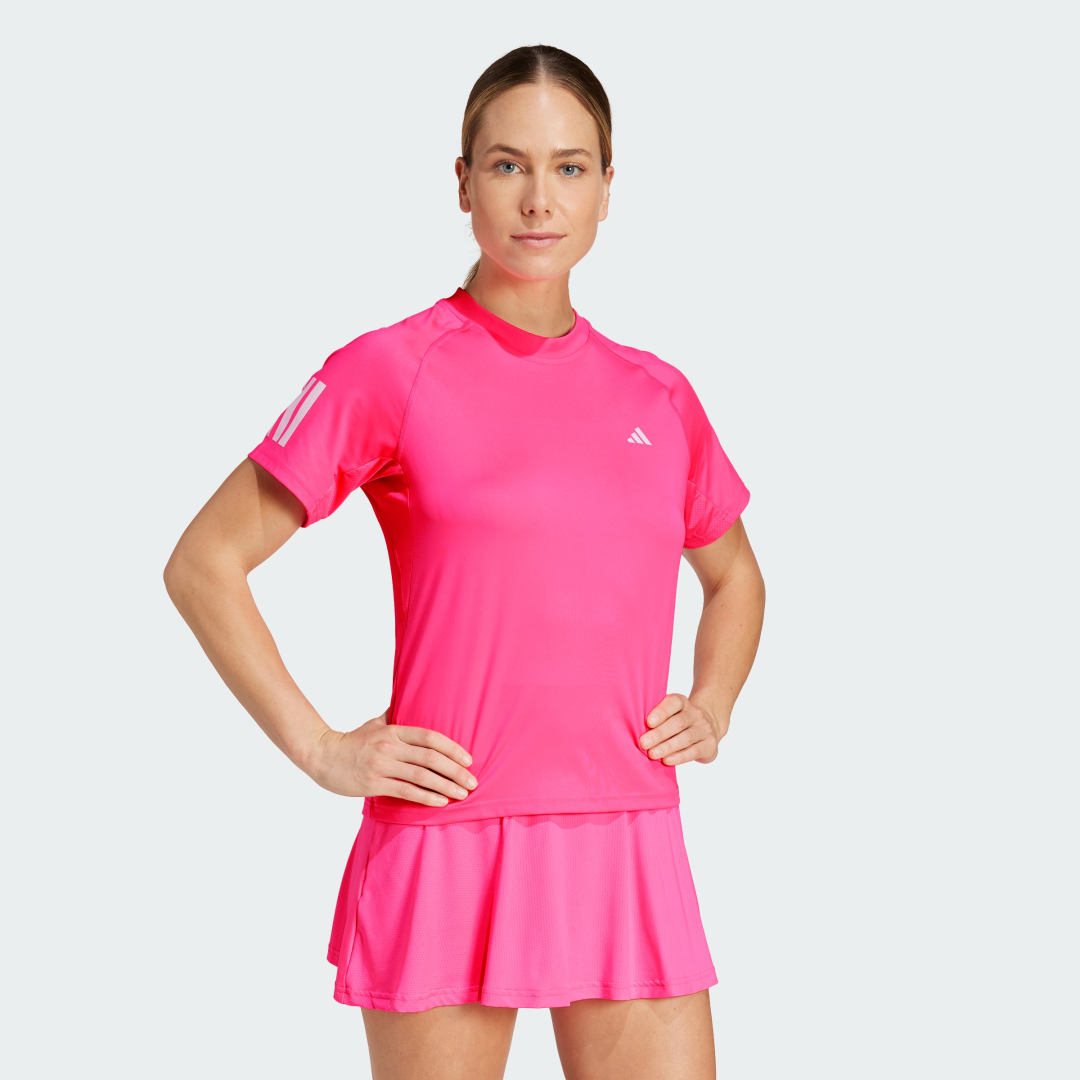 Adidas Club 3-Stripes Tennis Climacool T-shirt