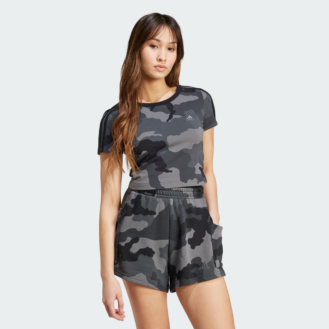 Image of T-shirt Essentials 3-Stripes Camo Print Baby cod002