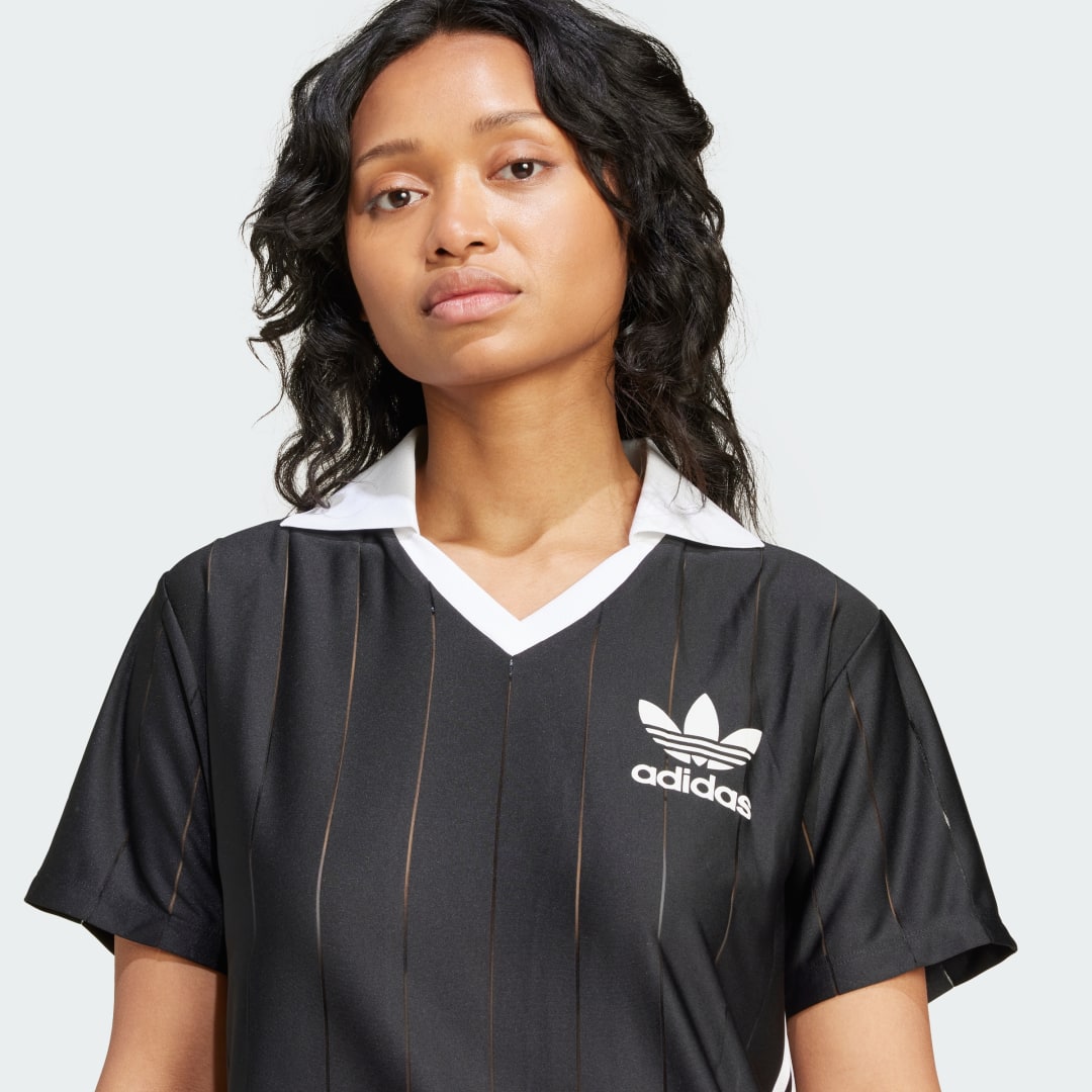 Adidas Adicolor 3-Stripes Pinstripe Jurk