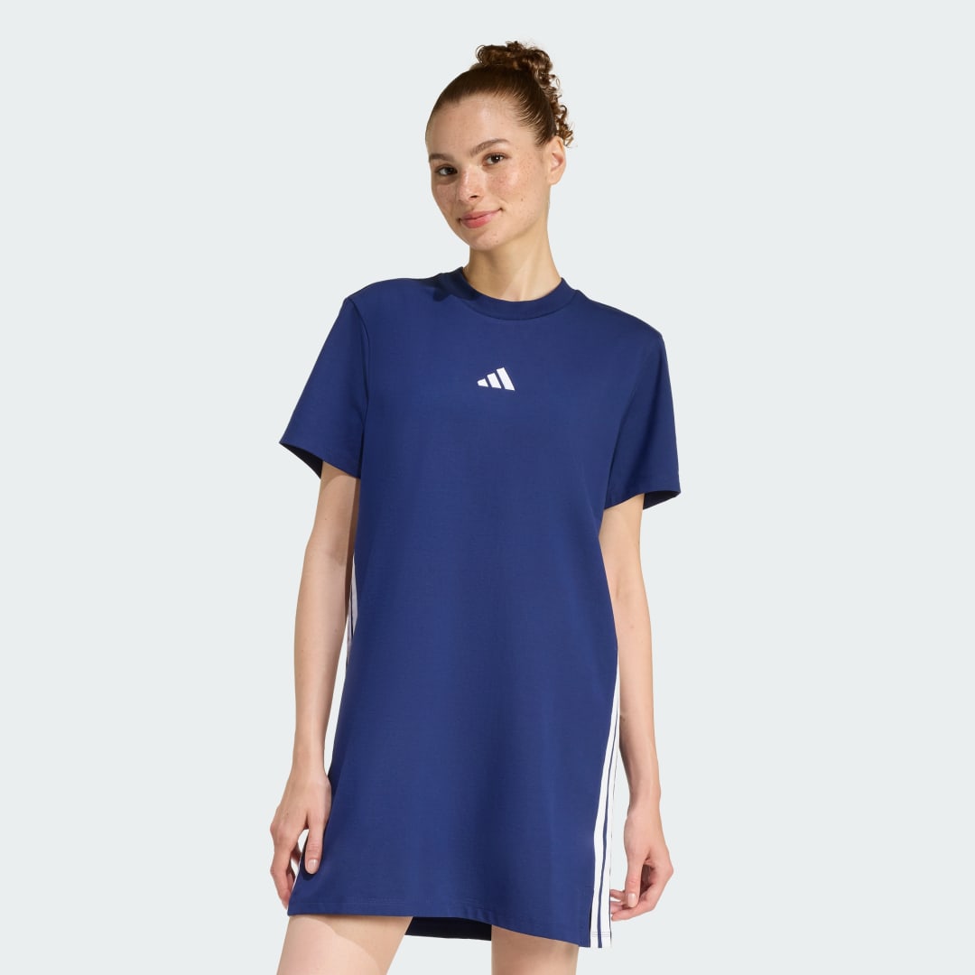 ROBE T SHIRT ESSENTIALS 3 STRIPES - vue 5