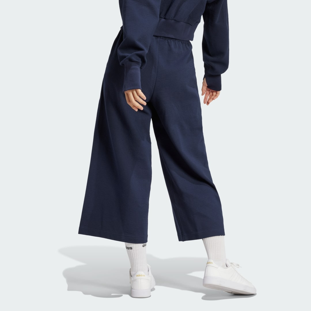 Adidas ALL SZN Rib 7 8 Wide Leg Broek