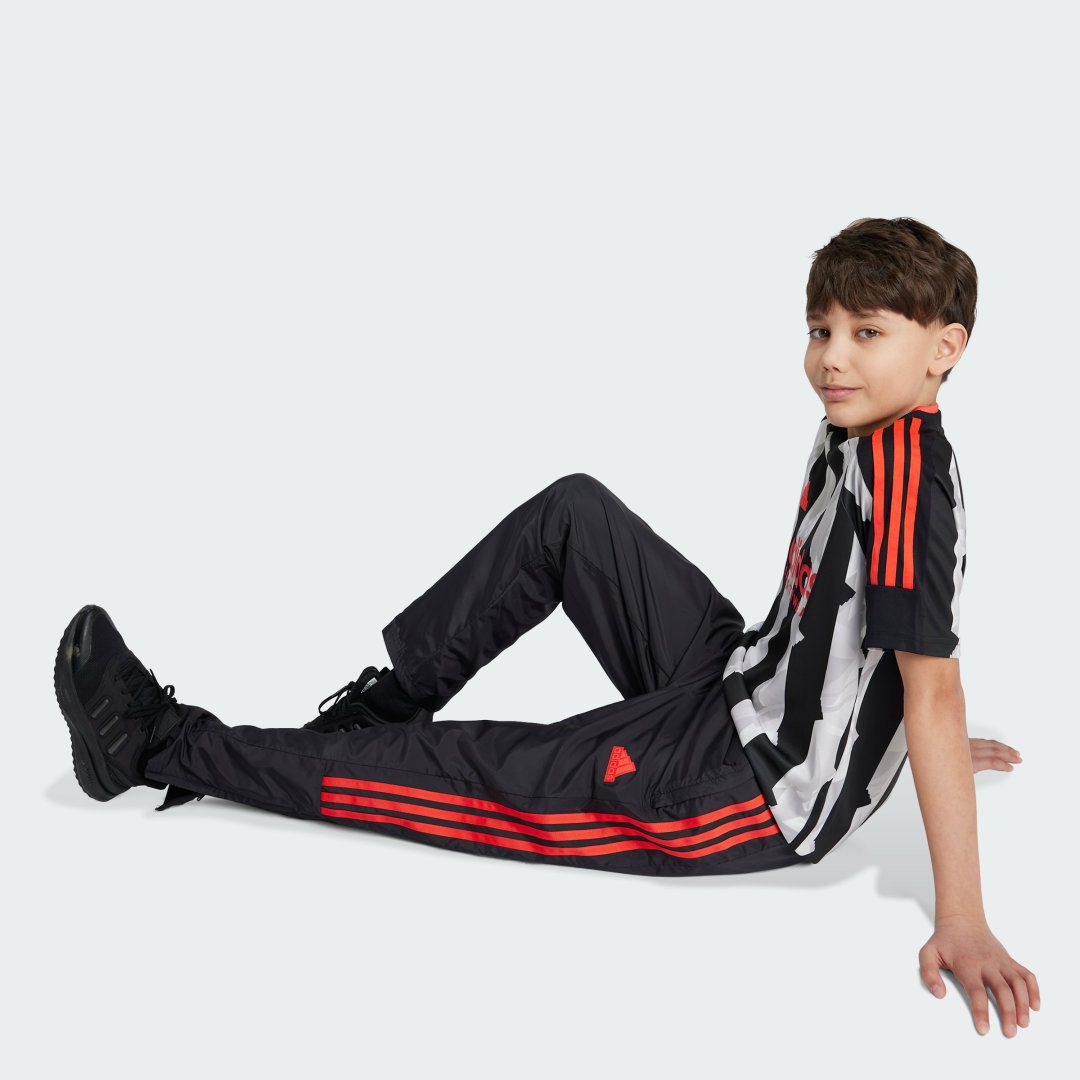 

adidas Pants Tiro Tejido Niños, Negro/bright rojo