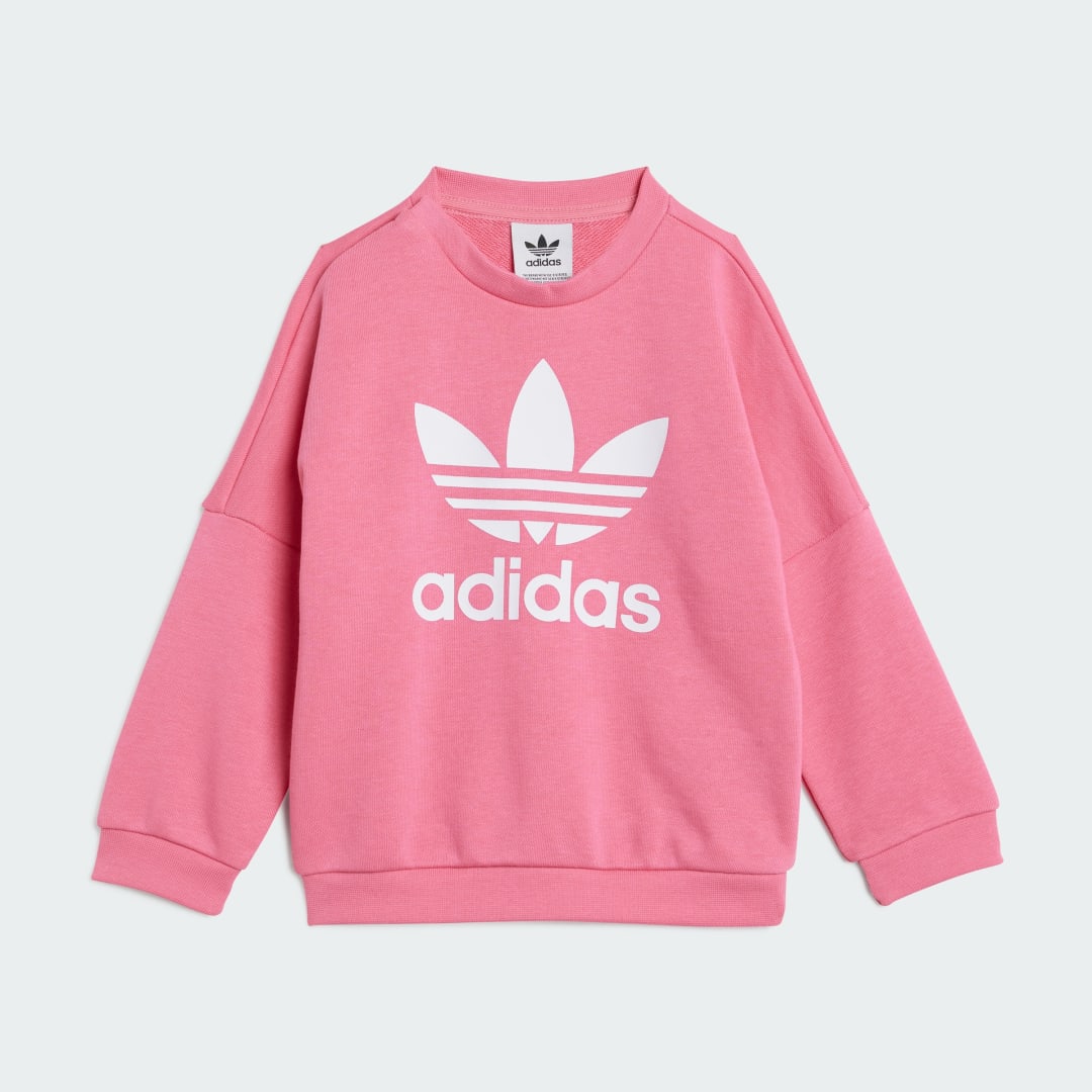 Adidas Loose Crew Flared Leggings Set