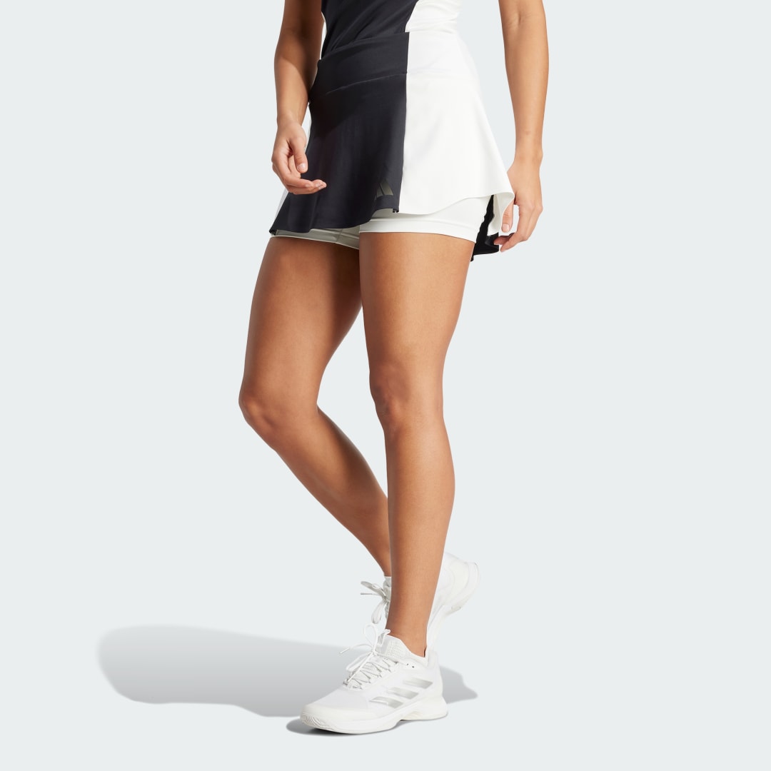 Image of adidas Tennis Premium Skirt Black XS - Women Tennis Skirts