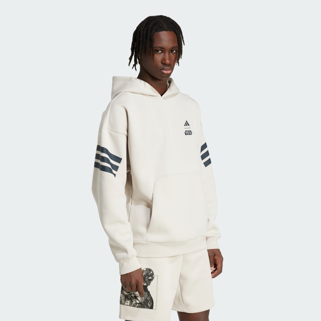 Adidas STAR WARS THE MANDALORIAN HOODIE MET GRAPHIC ACHTEROP