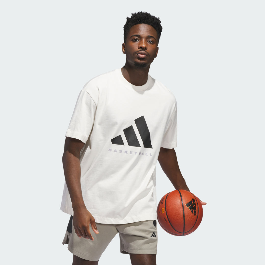 Thumbnail - adidas Basketball T-Shirt – Genderneutral