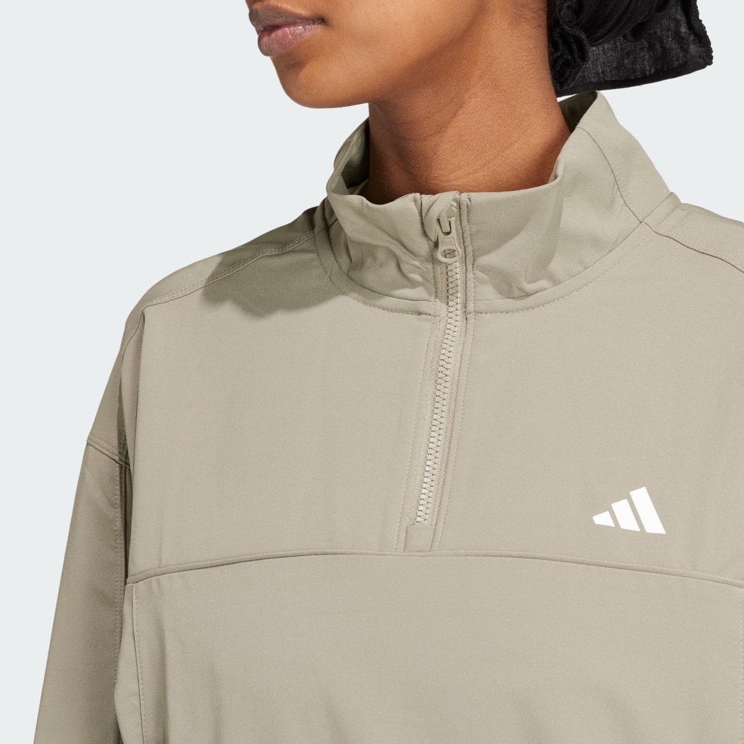 Adidas AEROREADY Train Essentials Geweven Trainingsjack met Korte Rits