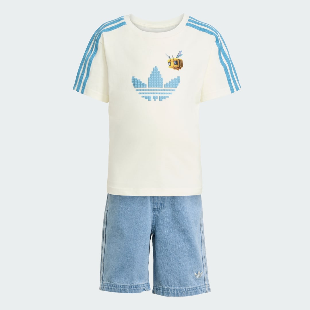 Adidas Originals x Minecraft T-shirt en Short Set