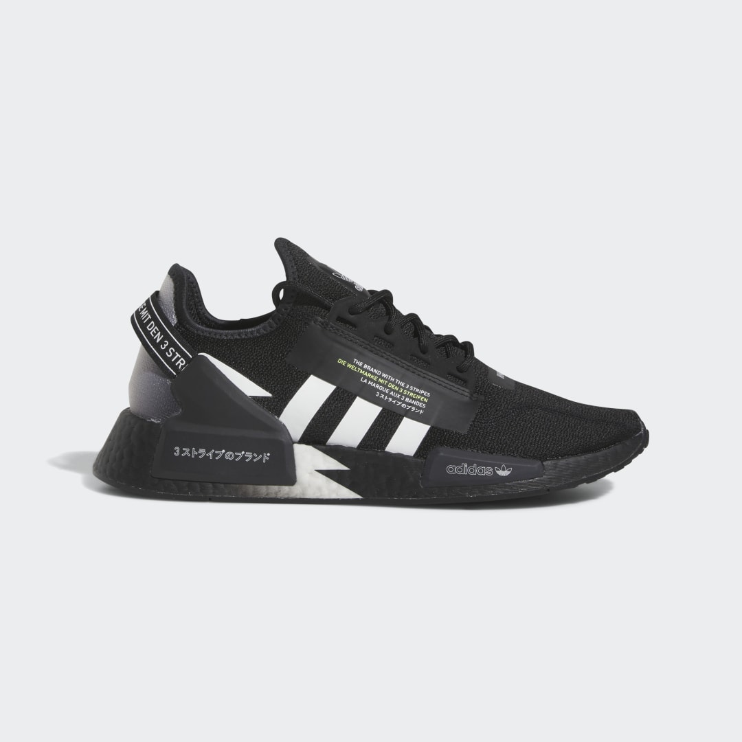 Adidas Nmd_r1 V2 Core Black / Cloud White / Solar Yellow
