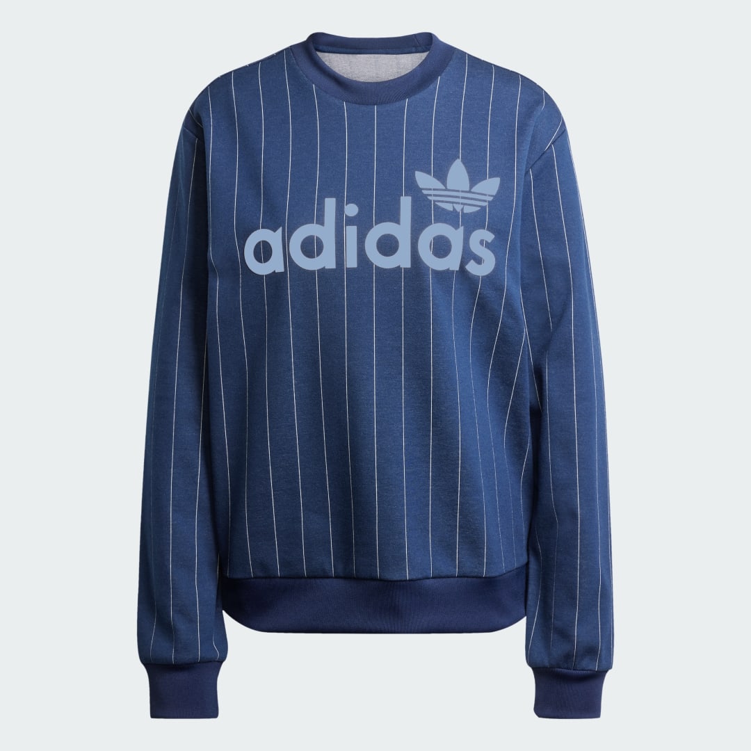 Adidas Pinstripe Graphic Sweatshirt