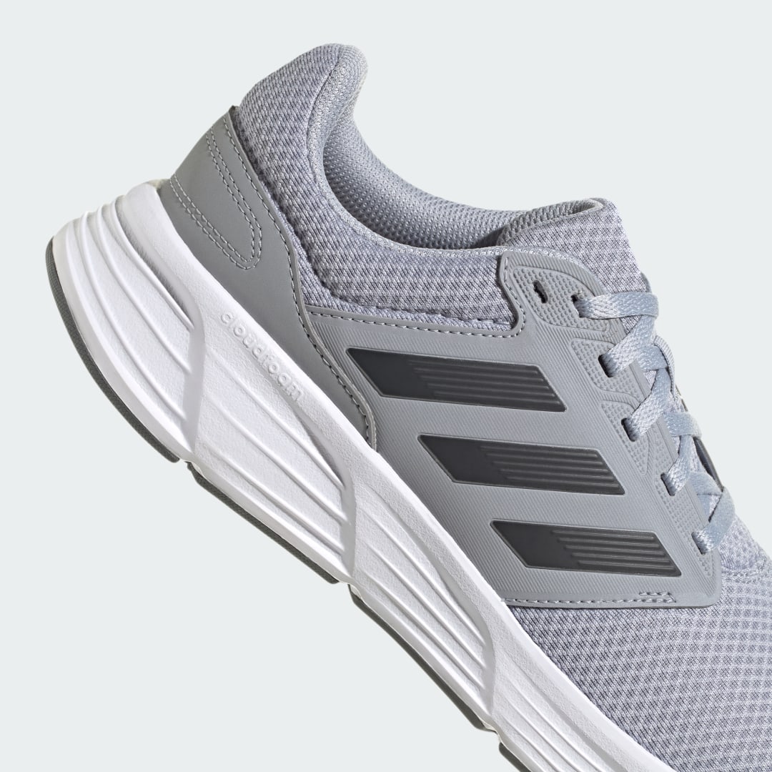 

adidas Tenis Galaxy 6 Unisex, Halo plata/carbon/blanco