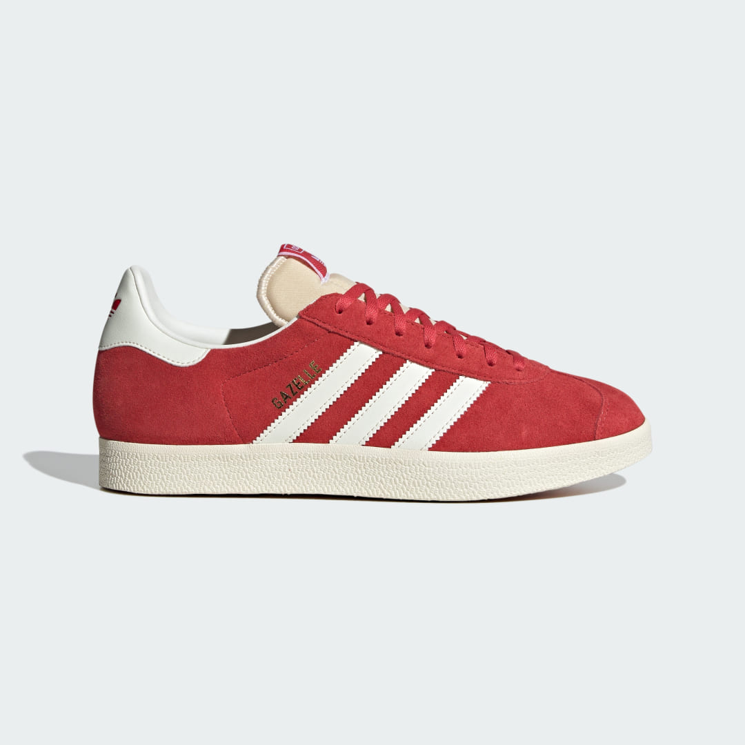 Are Adidas Gazelles Comfortable For Walking?  Core Red Colorway
