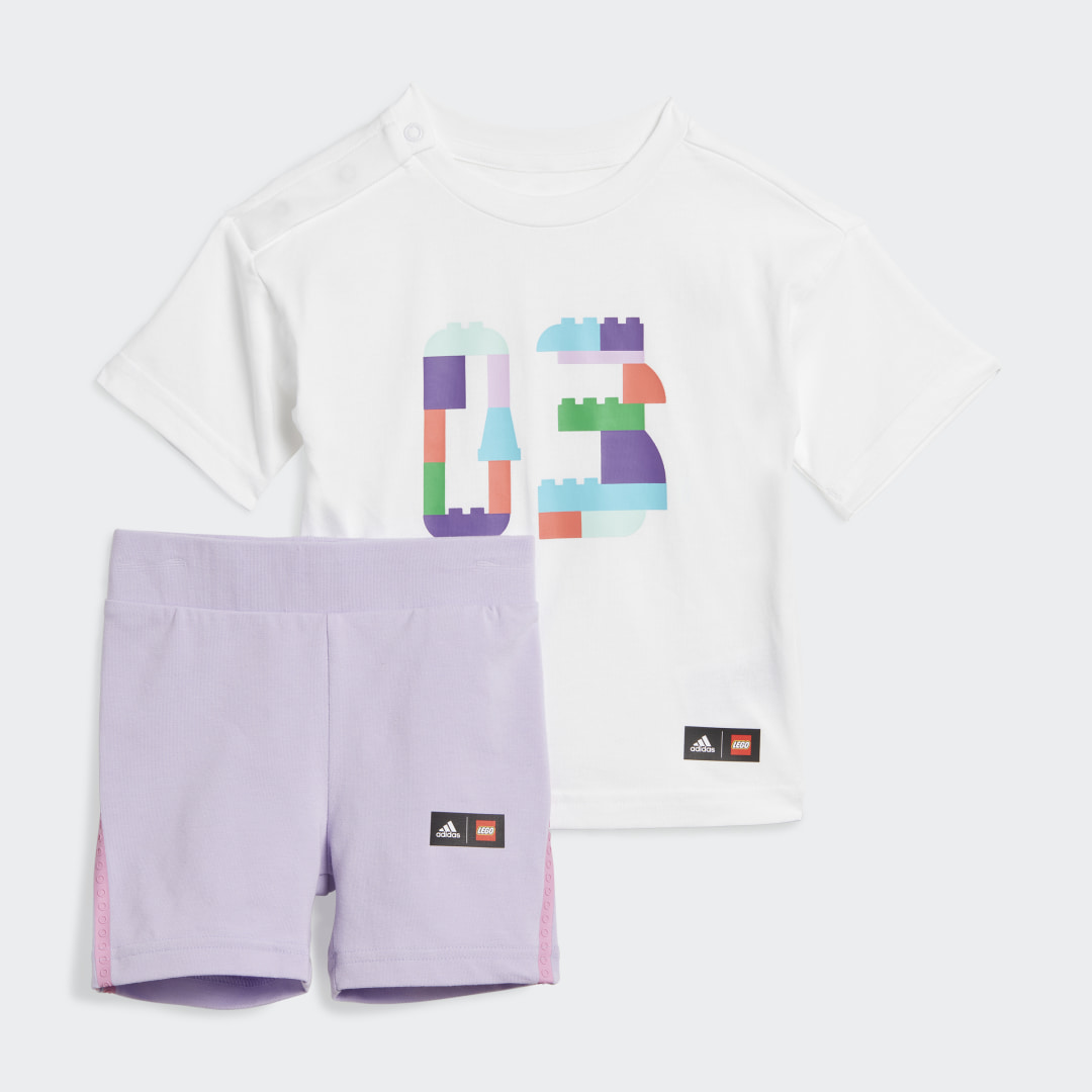 Ensemble t-shirt et cycliste adidas x Classic LEGO®