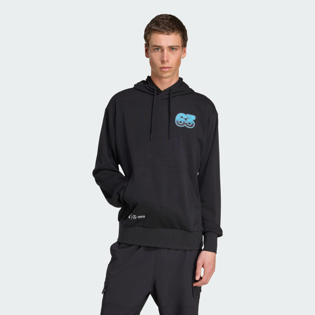 Image of Felpa con cappuccio Mercedes - AMG Petronas Formula One Team George Russell Graphic cod002