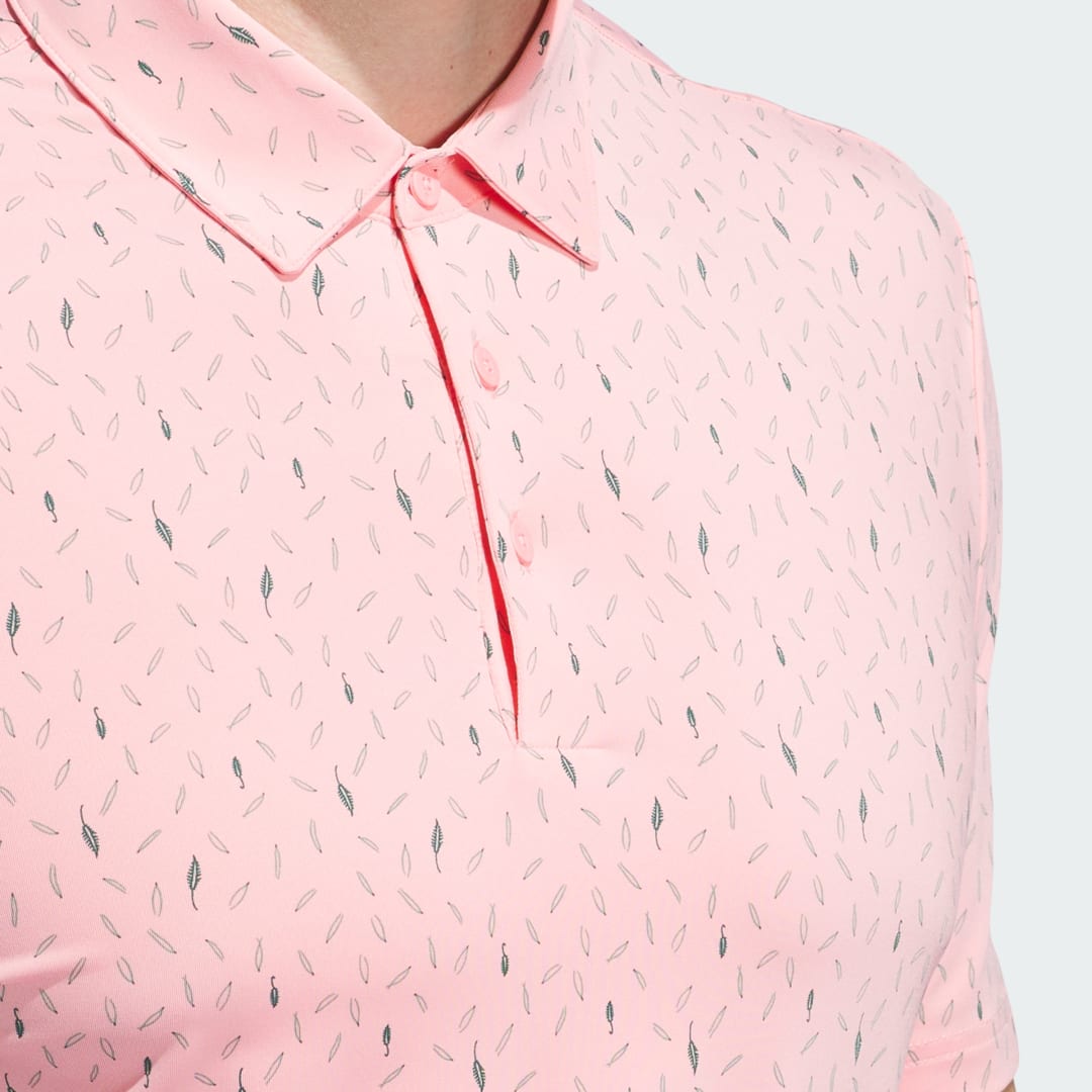 

adidas Playera Polo Estampada Ultimate365 Hombre, Semi rosa spark