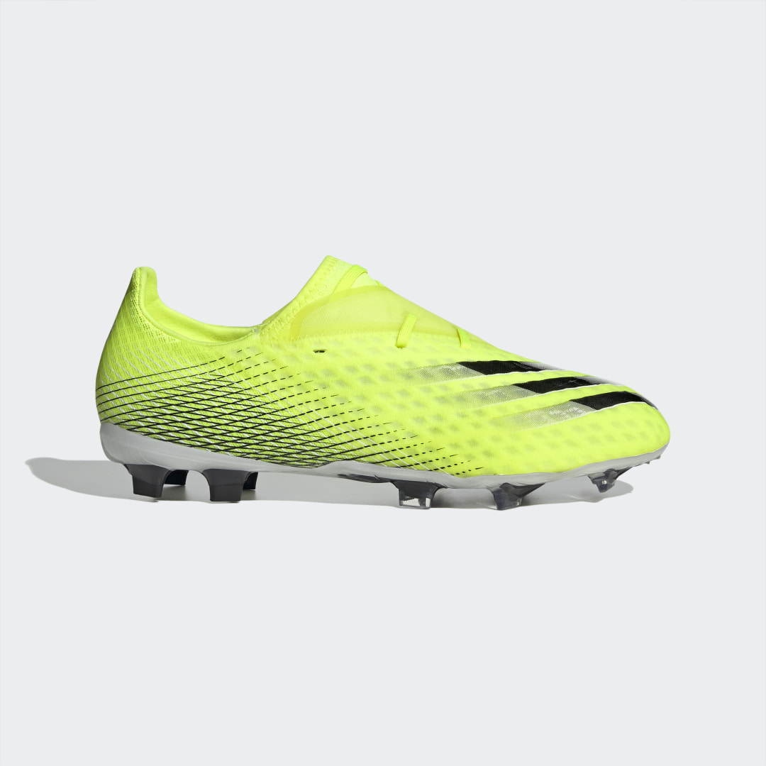 adidas X Ghosted.2 Firm Ground Cleats Solar Yellow M 6.5 / W 7.5 Unisex