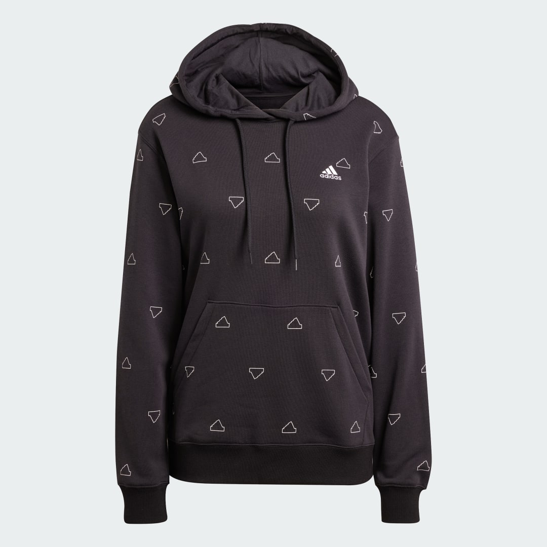 Adidas Essentials Monogram Regular French Terry Graphic Hoodie