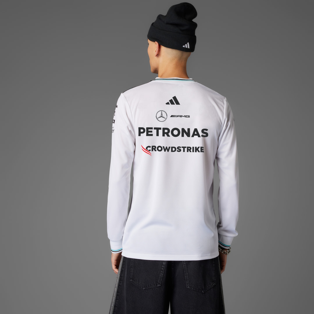 MAILLOT PILOTE MANCHES LONGUES AUTHENTIQUE MERCEDES AMG PETRONAS FORMULA ONE TEAM - vue 6