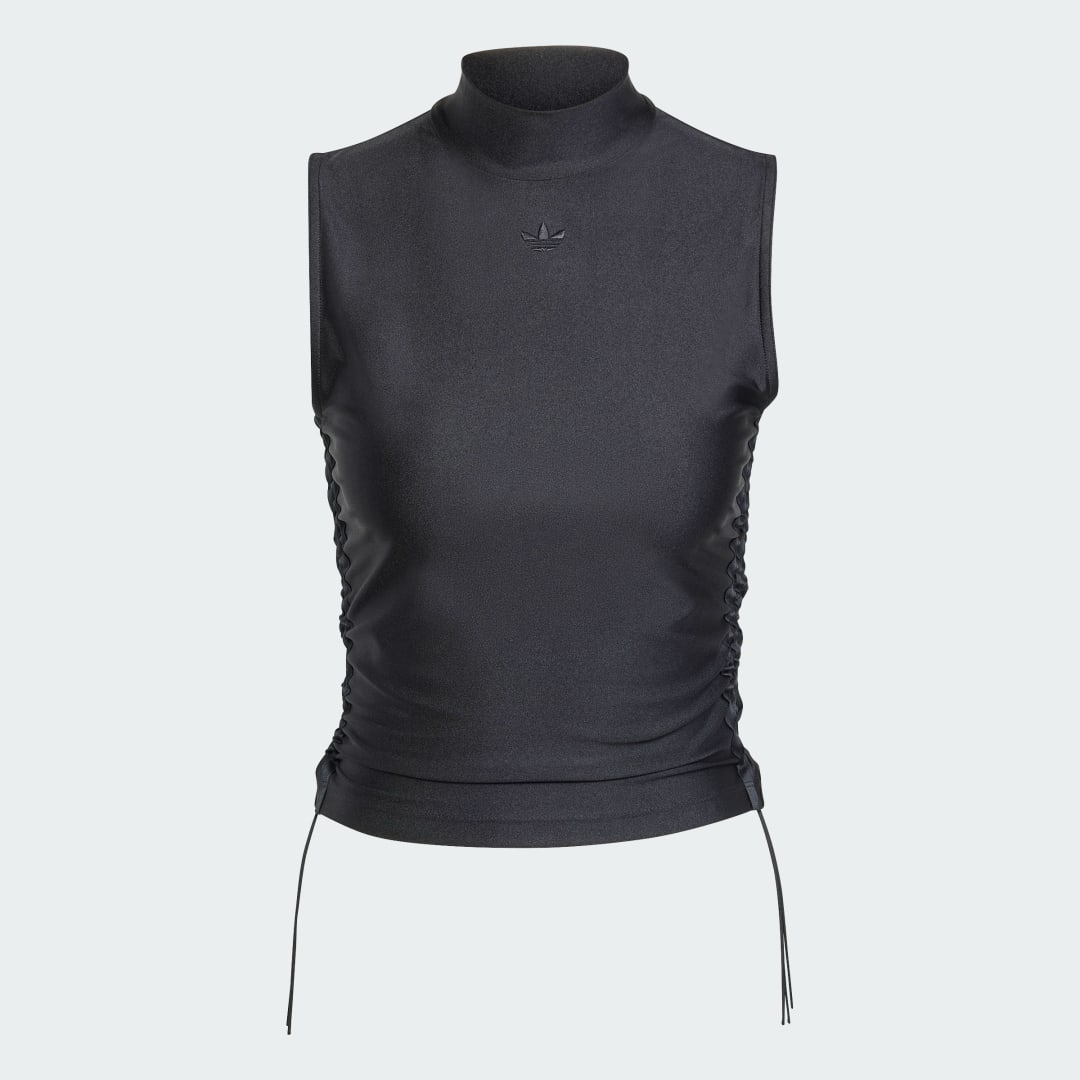 Adidas Ruched 3-Stripes Croptop