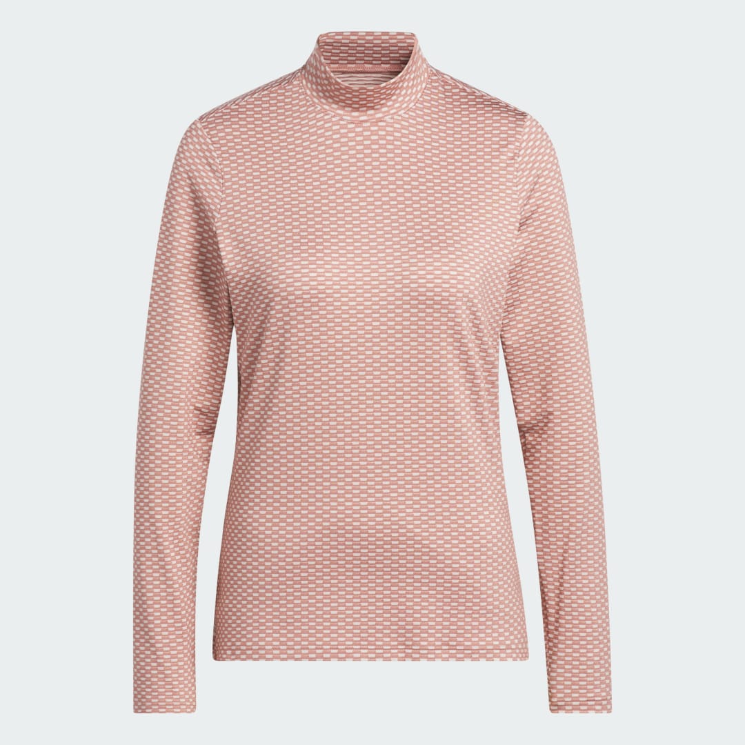 Adidas Beyond Two-Tone Mesh Mock Shirt