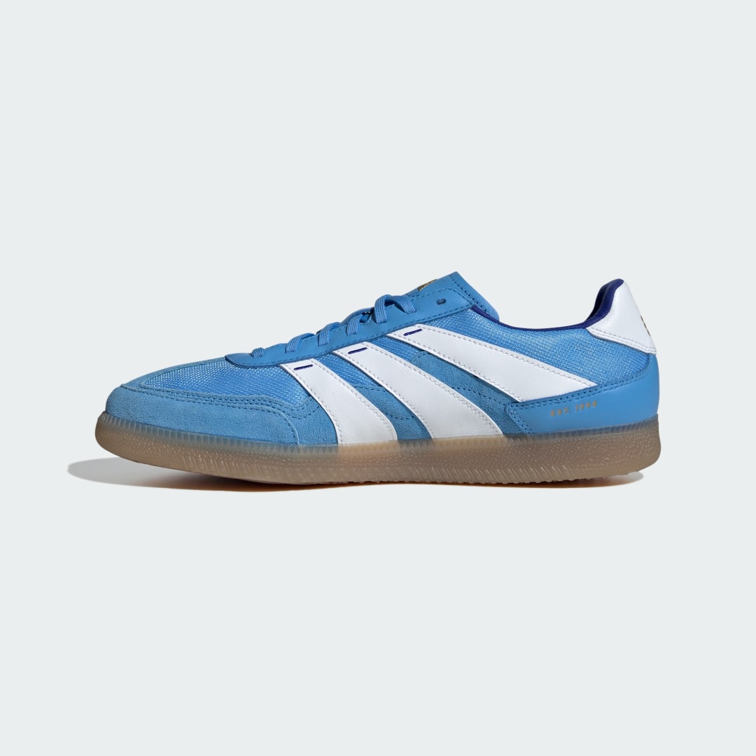

adidas Calzado de Fútbol Predator Freestyle Argentina (AFA) Cancha Cubierta Unisex, Azul burst/blanco/lucid azul
