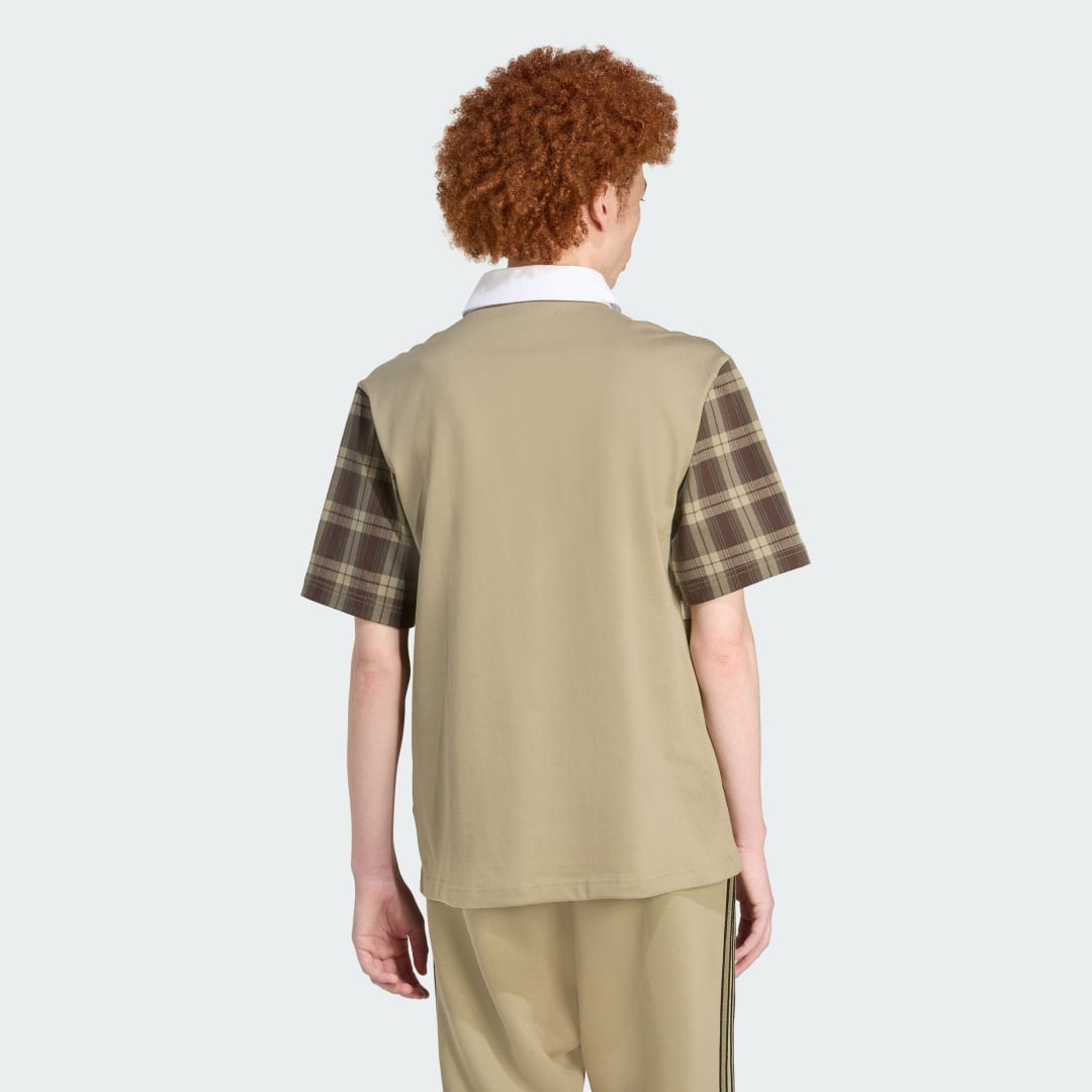 Adidas Tartan Regular Rugby Polo
