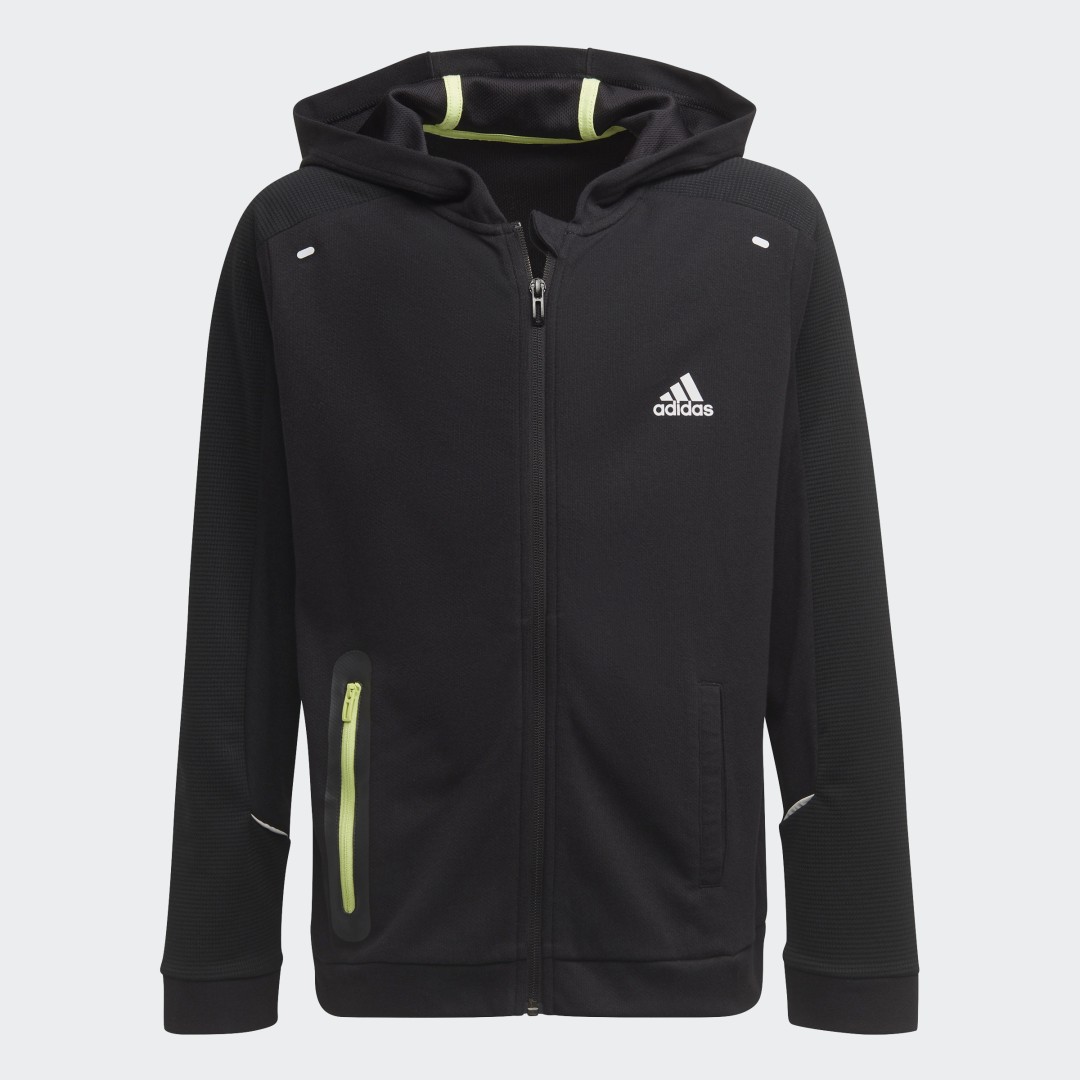 Adidas Hoodie Xfg Full Zip ['Black'] HA3935