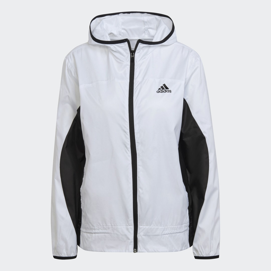 

adidas Corta Viento de Running AEROREADY Logo Corta Viento de Running AEROREADY Logo Mujer  - Mujer Running, Blanco / negro