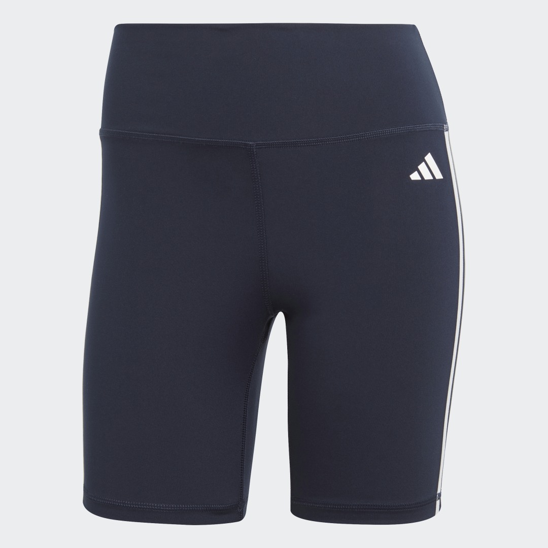 Image of Leggings corti da allenamento Essentials 3-Stripes High-Waisted cod002