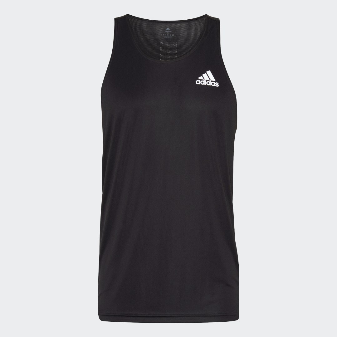 

adidas Playera sin Mangas Own the Run Hombre, Negro/reflective plata