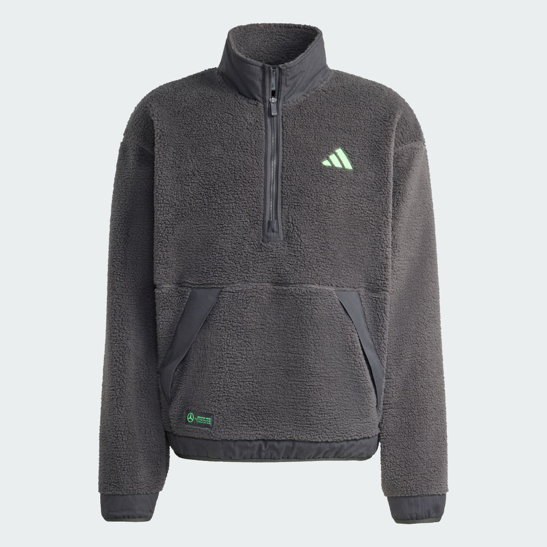 Adidas Mercedes AMG Petronas Formula One Team Premium Sweat Half-Zip Fleece