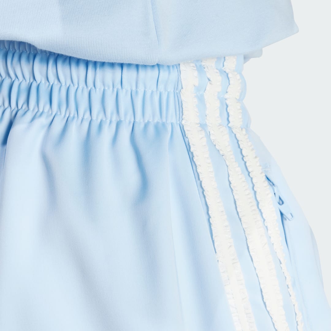 Adidas Originals Satin Ruffle 3-Stripes Wide Leg Broek