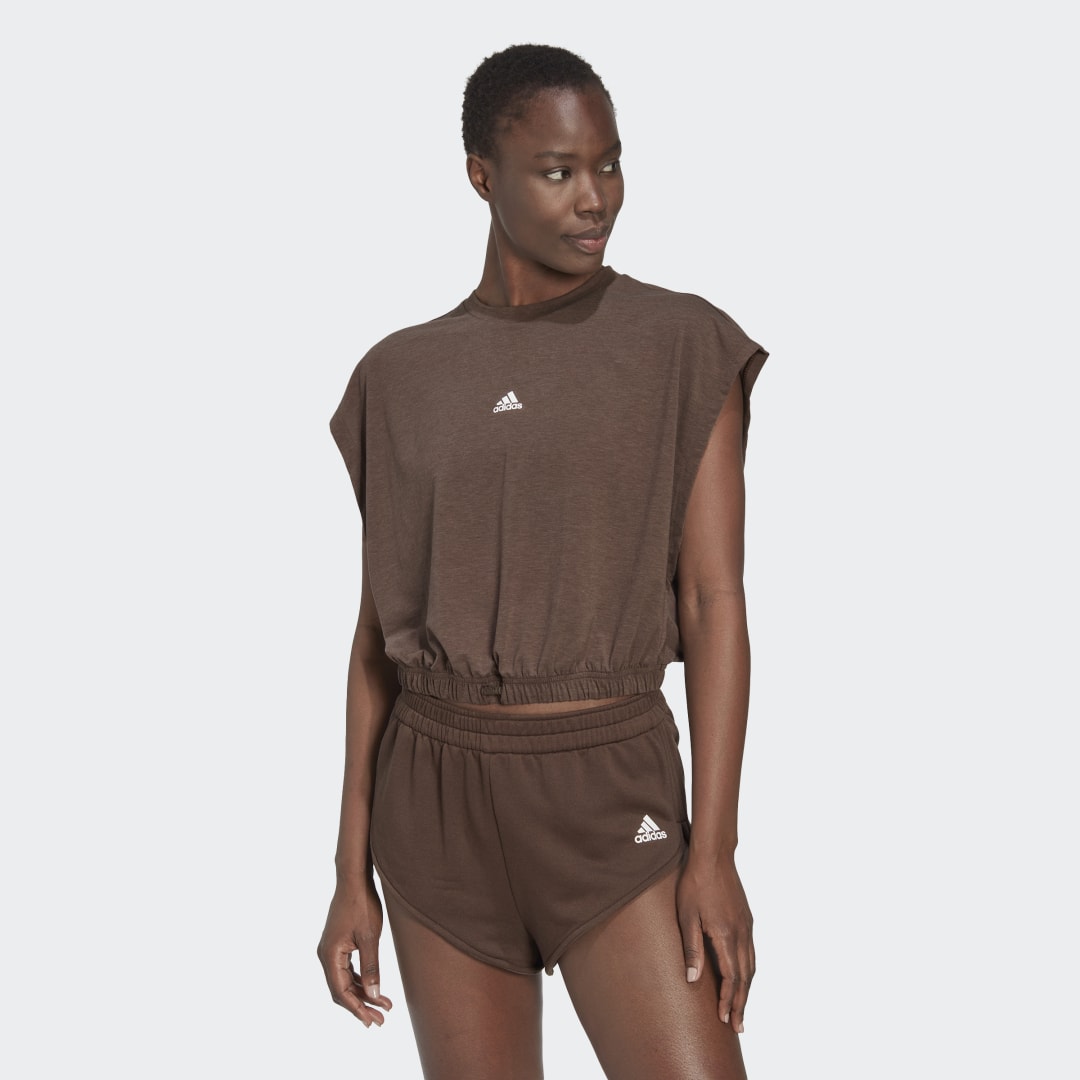 T-shirt sans manches Hyperglam