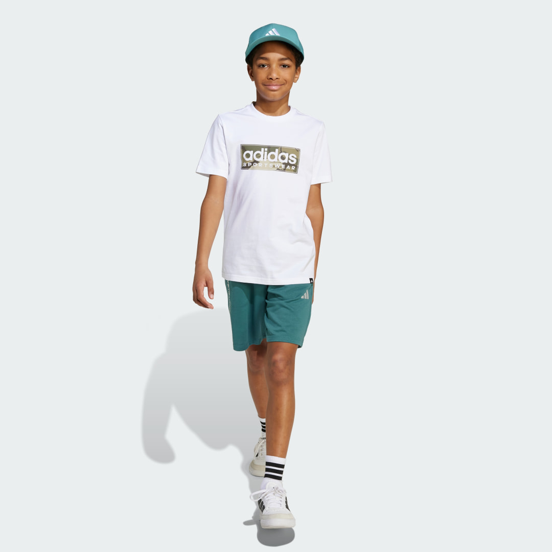 Short enfant adidas adidas Boys French Terry Slogan Shorts Kids 7 / - vue 9