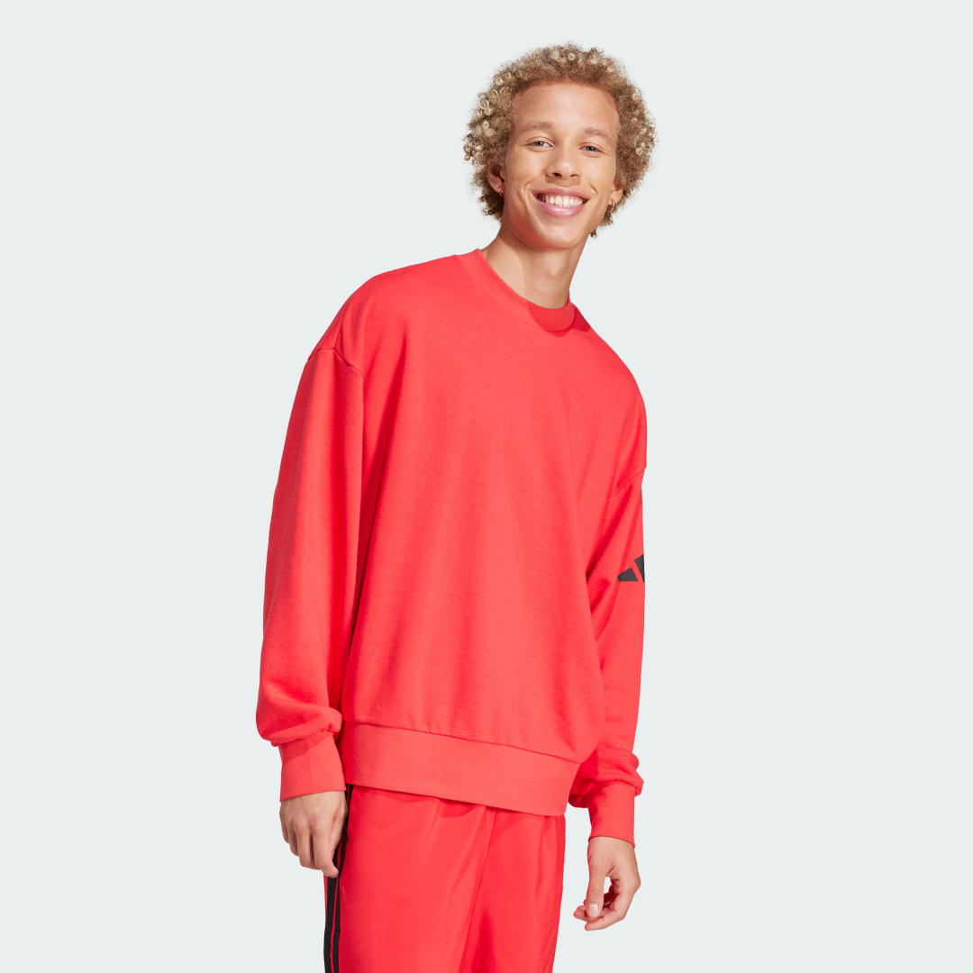 Adidas Essentials Loose Fit 3 Bar Logo Sweatshirt
