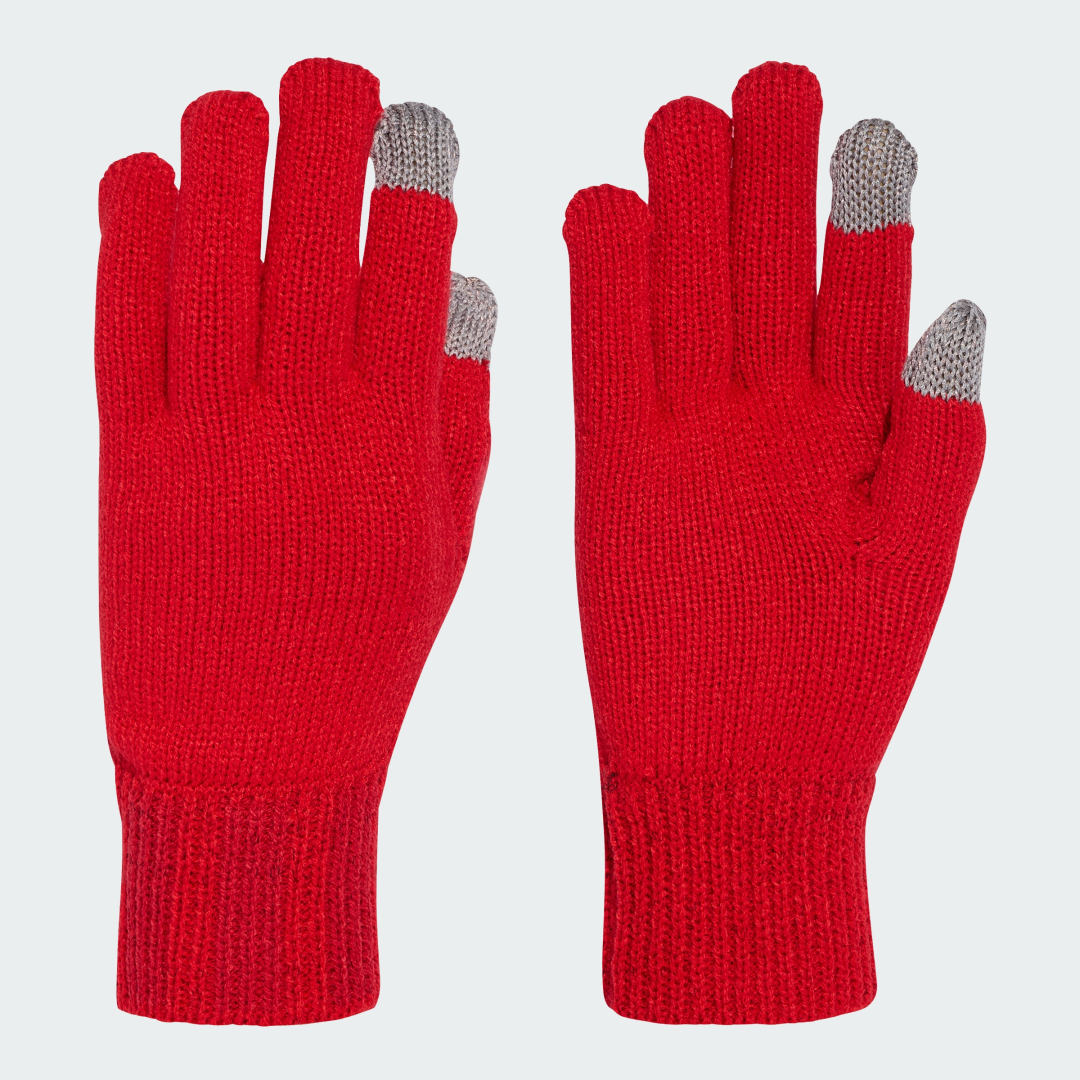 Logo Knit Gloves - vue 4