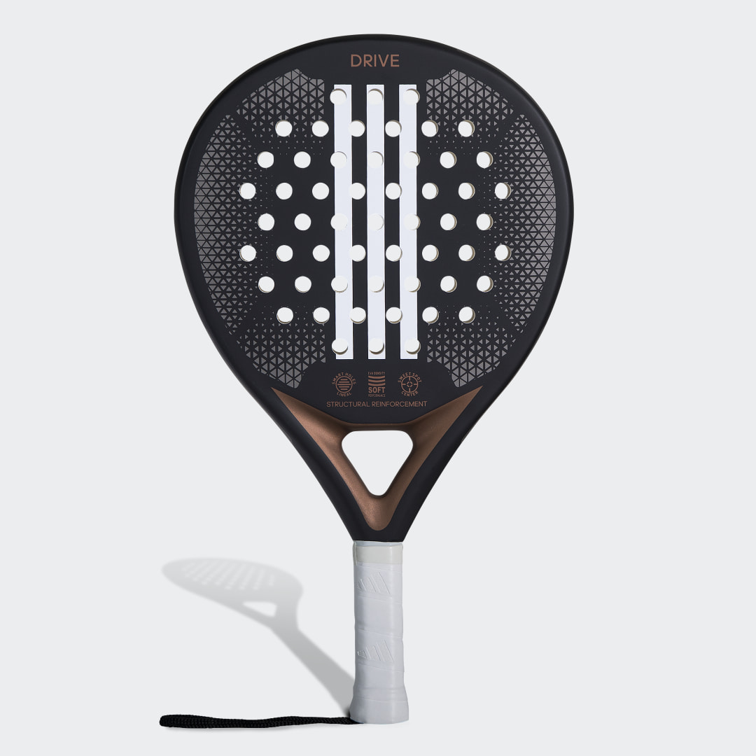 

adidas Pala de Pádel Drive Bronze 3.2 Pala de Pádel Drive Bronze 3.2 Unisex  - Padel TALLA ÚNICA, Team onix / bronze strata / blanco