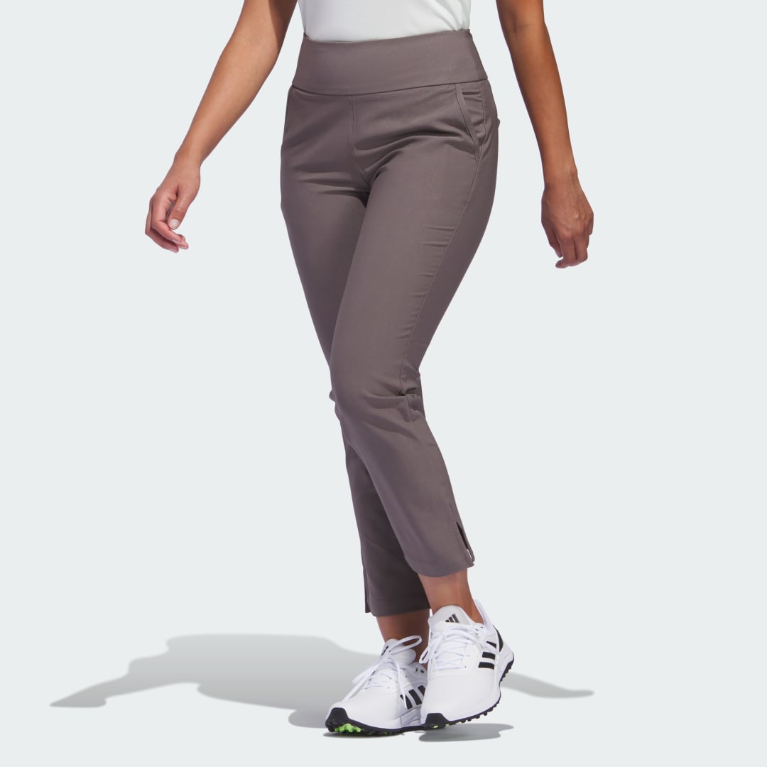 Image of adidas Ultimate365 Solid Ankle Pants Grey XS - Women Golf Pants