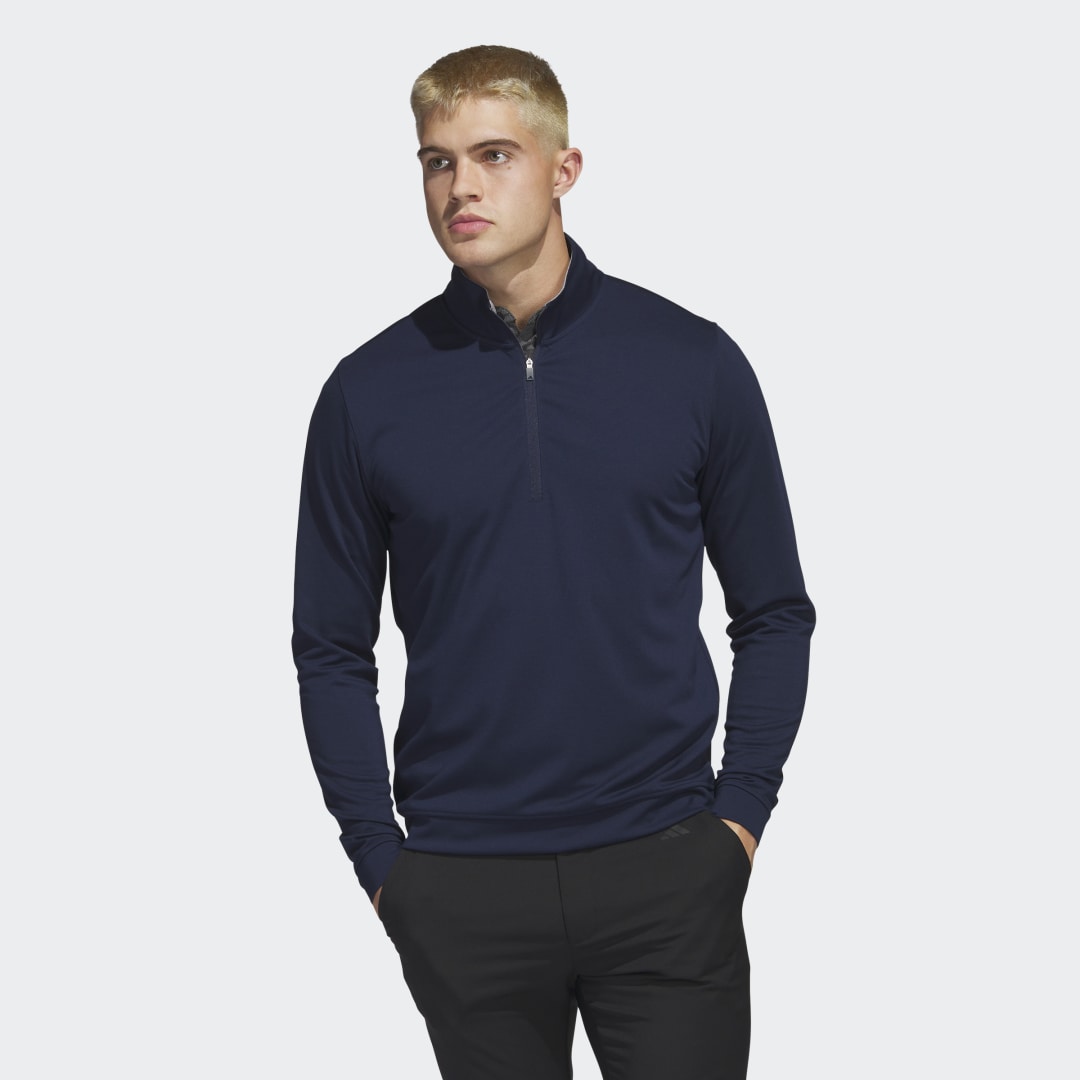 adidas Elevated Golf Sweatshirt Collegiate Navy 3XL Mens