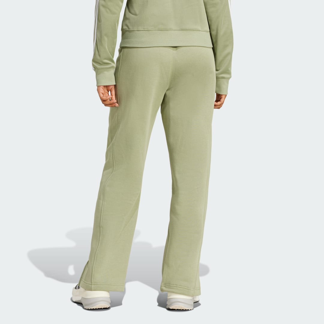 Adidas Signature Graphic Embroidery Fleece Straight Leg Broek