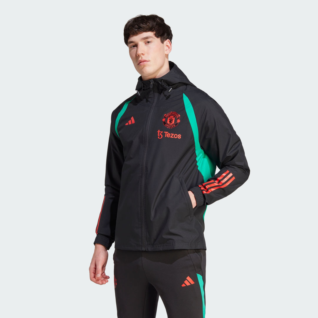 adidas giacca tiro 23 all-weather manchester united fc