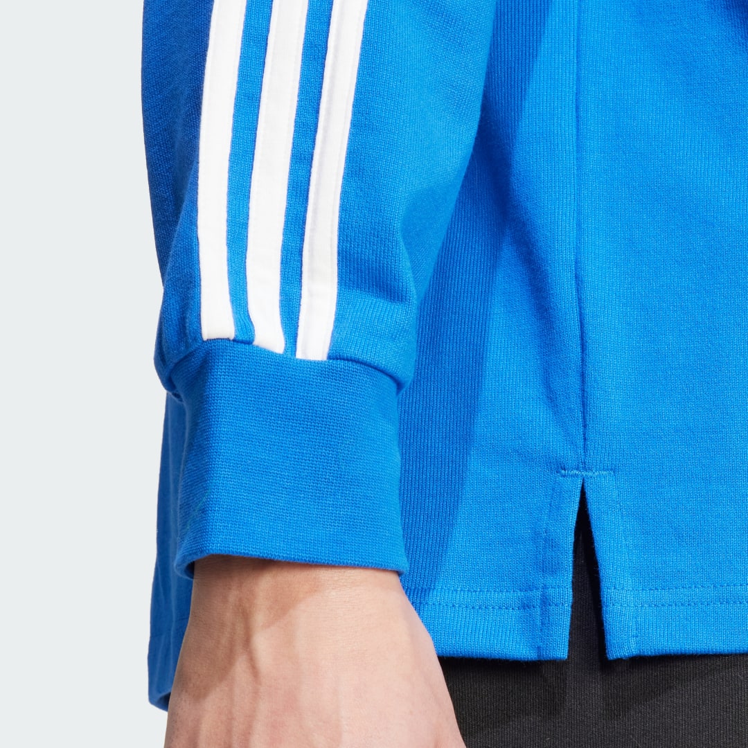 

adidas Camiseta Polo de Rugby Adicolor Hombre, Azul