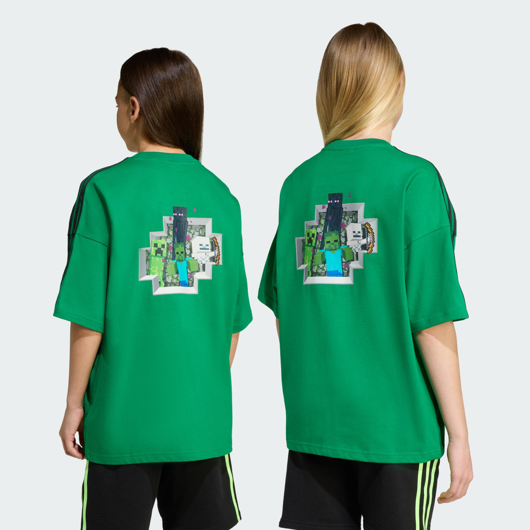 T shirt graphique adidas Originals X Minecraft pour enfants