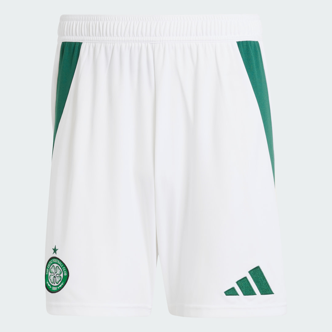 Adidas Celtic 2024 25 Home Shorts White- Heren White