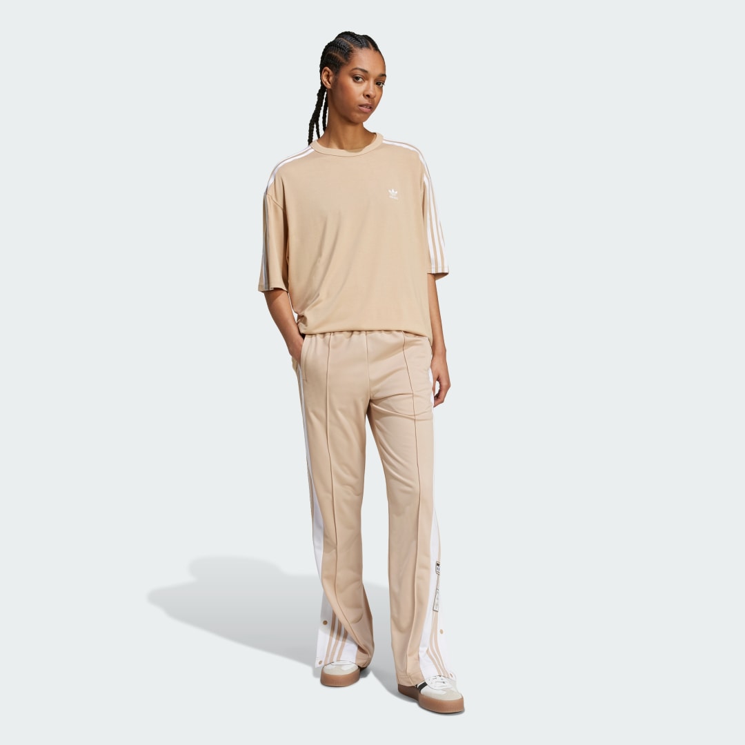 Adidas Originals Beige Adibreak Trainingsbroek voor Vrouwen Beige Dames Kledingwinkel