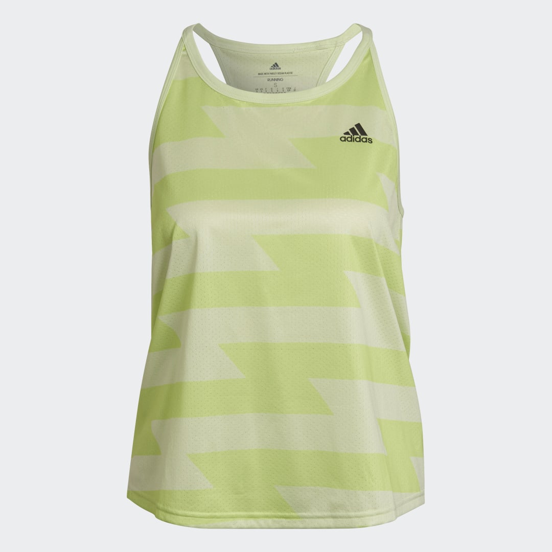 Adidas Fast Allover Print Running Tanktop