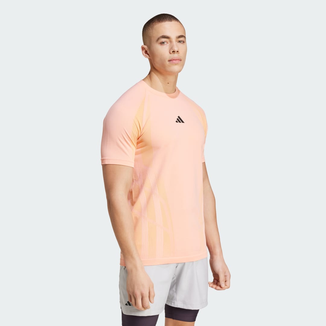 Adidas Tennis Pro Naadloos AEROREADY FreeLift T-shirt
